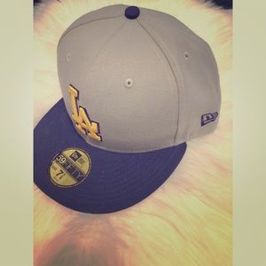 New Era Los Angeles Dodgers Fitted Cap Size 7 3/8